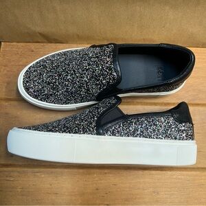 UGG Jass  Black Chunky Glitter Slip-Ons
